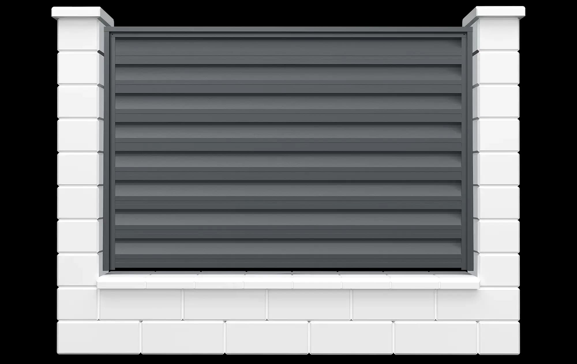 X135-2F – gard metalic tip jaluzea