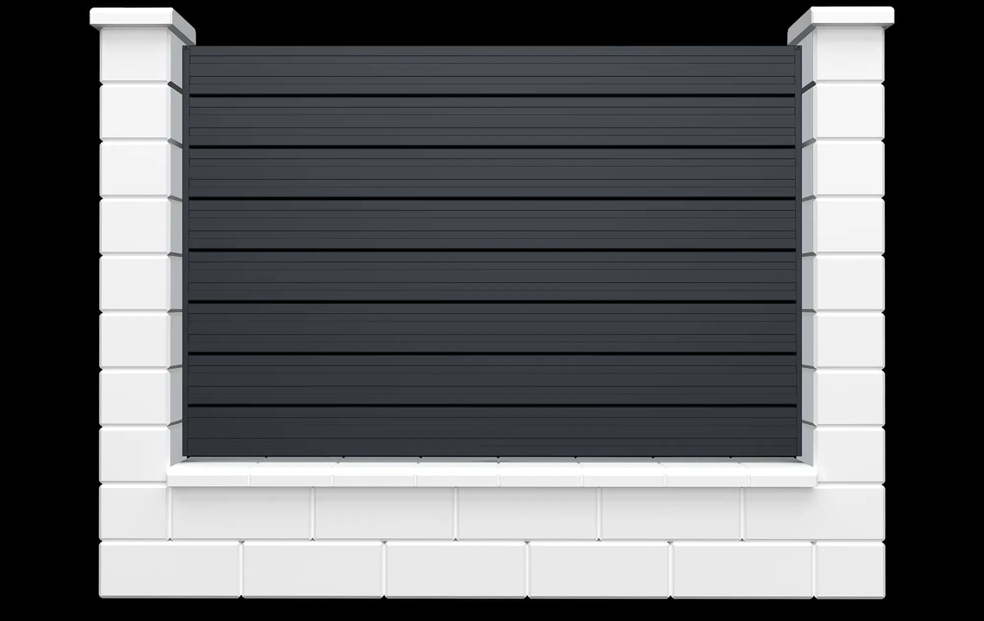 X140 – gard orizontal tip casetă